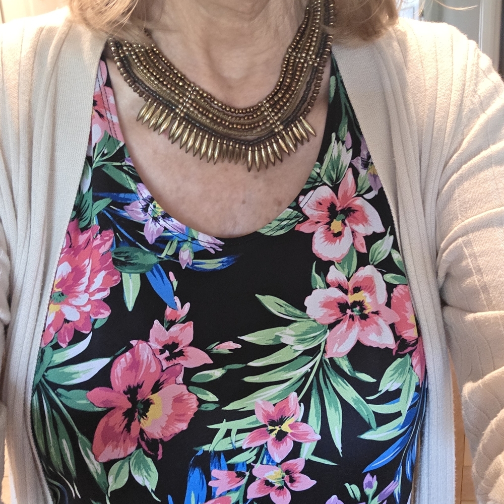 Erica Lyons Gold and Brown‎ Multi-Strand Necklace - Picture 4 of 5